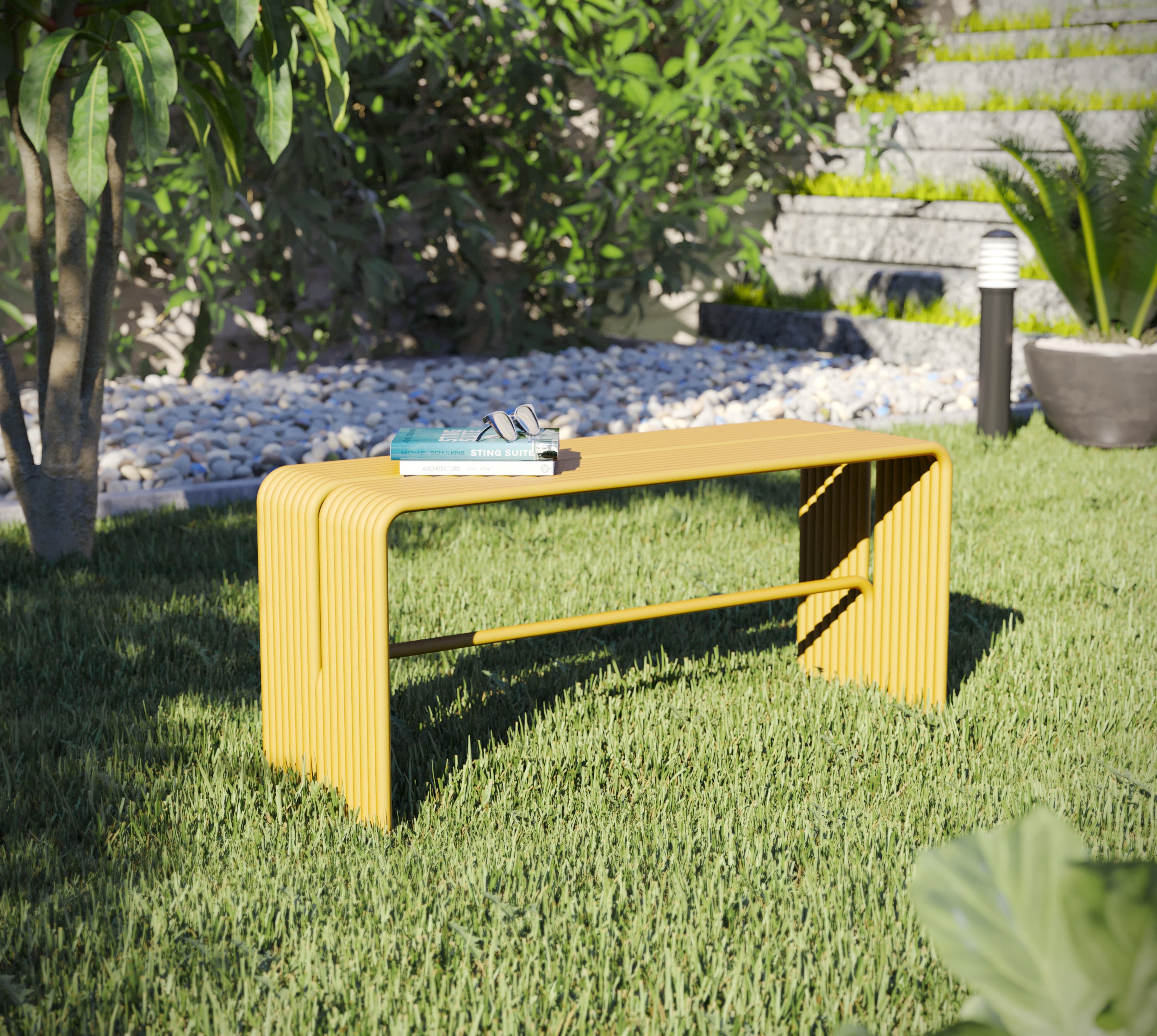 TUBE Dining Table Set – Minimal Lines, Maximum Impact